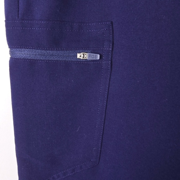 FIGS Mens Zamora Scrub Pant Blue Sz XL Jogger Cargo Pockets Hospital Lab Work - Picture 4 of 8